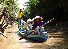 Weekend cruising in the Mekong Delta